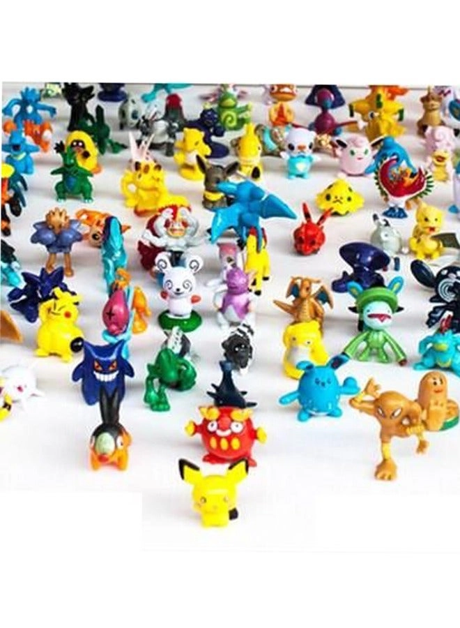 Cute Mini Cartoon Collectible Figures 144 pcs