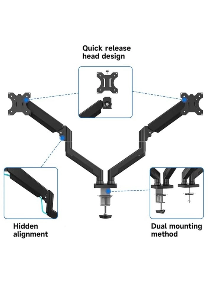 Dual Monitor Stand - 32 inch 75mm x 75mm 100mm x 100mm