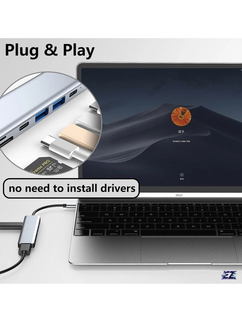 USB C Hub - 4K HDMI 100W PD