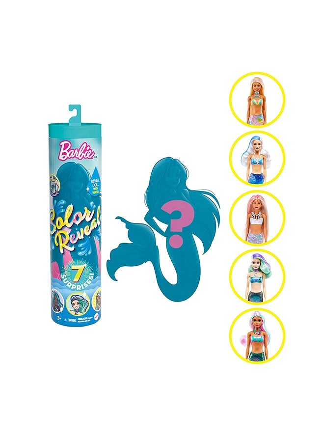 Barbie Deep Sea Mermaids - Colour Reveal Doll Ages 3+