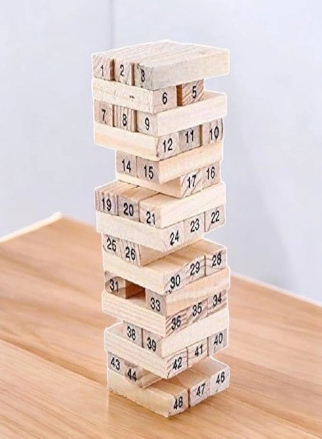 Gilli Number Block Stacking Tower - 48 Pieces