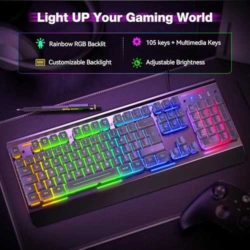 RGB Gaming Keyboard - Wired
