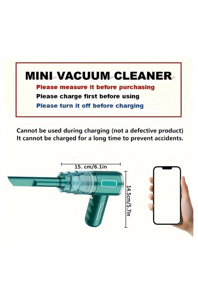 Mini Vacuum Cleaner - 4000Pa Type-C Fast Charging