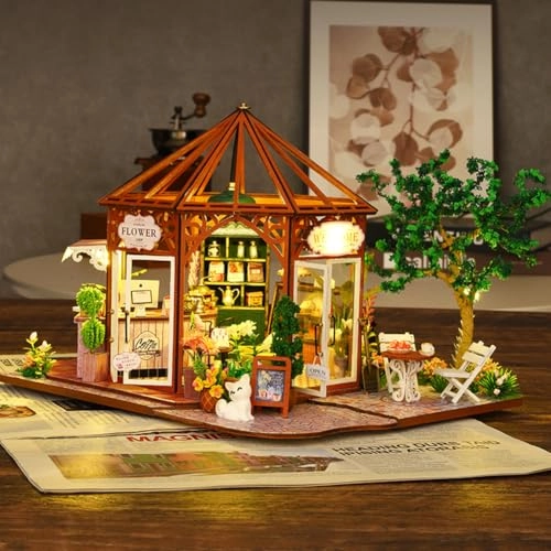 Miniature Wooden Dollhouse Furniture Kit - Creative Room 1:24