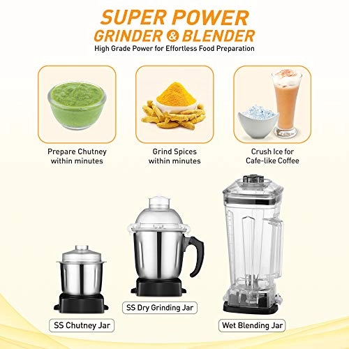 Super Power Grinder & Blender - 1200W