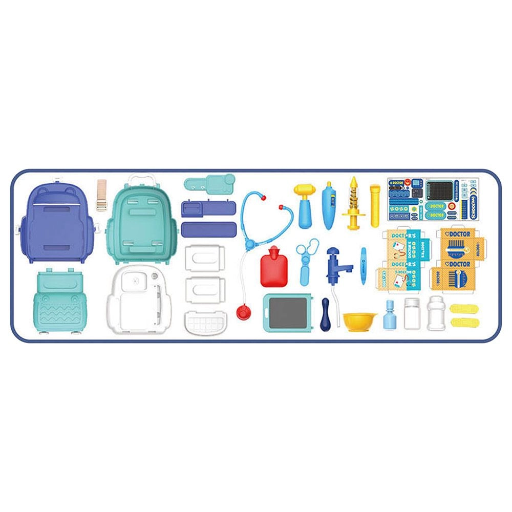 2-in-1 School Bag Doctor Set Toy (BTG-023600)