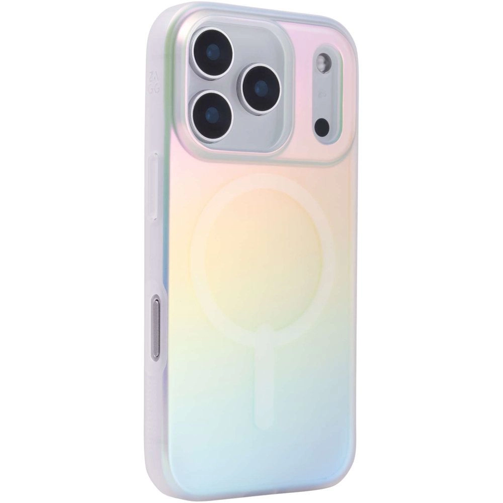 ZAGG Milan Snap MagSafe Case for iPhone 17 Pro - Iridescent 13ft drop protection