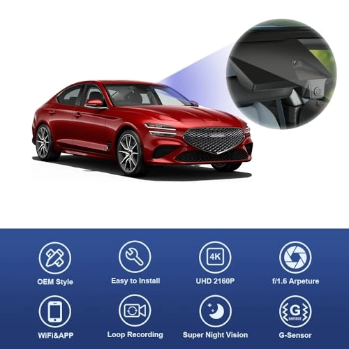 Dash Cam - 4K 30FPS for Genesis G70