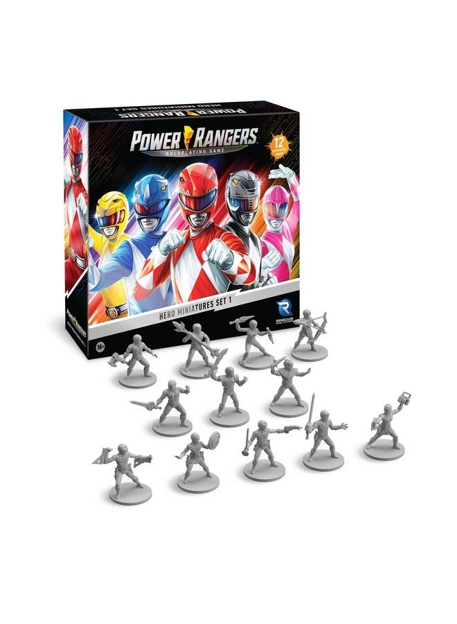 Renegade Game Studios Power Rangers Roleplaying Game: Hero Miniatures Set - 1-12 pcs
