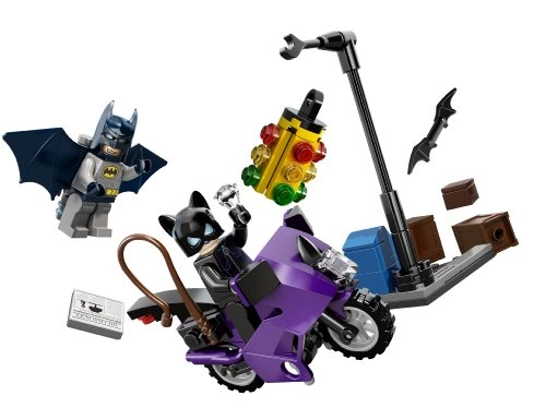 DC Catwoman Catcycle City Chase (6858) - 2 Minifigures Multicolor