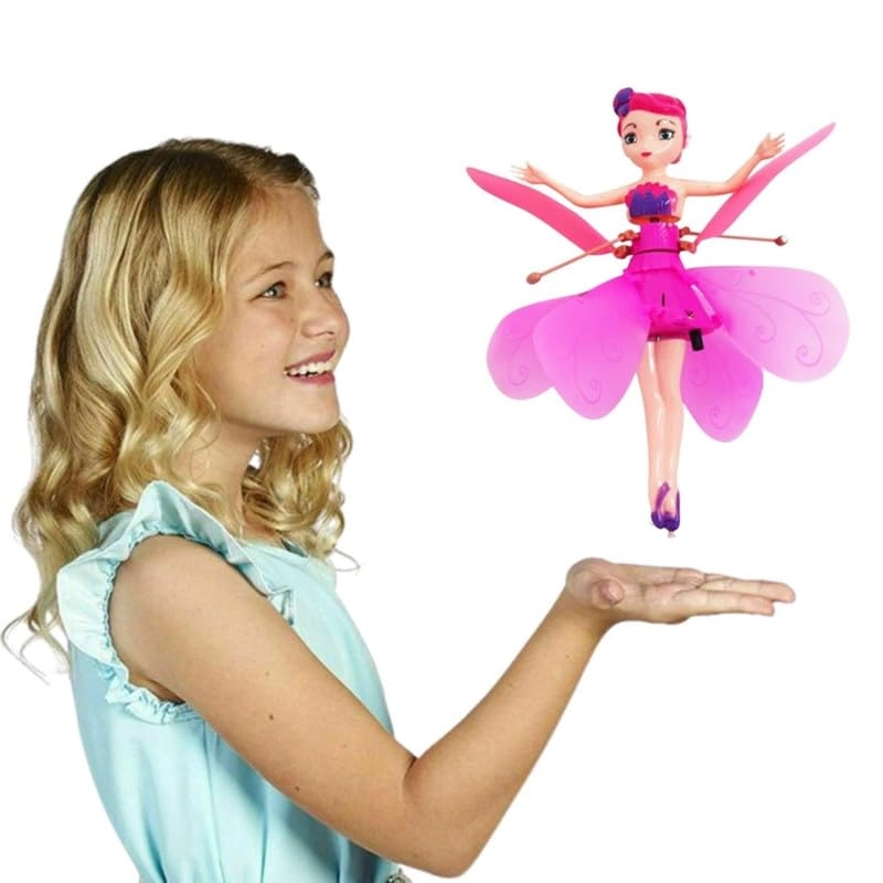 DS ENTERPRISE- 8238410231 Flying Fairy Doll - Hand Sensor Control USB Powered Ages 12+
