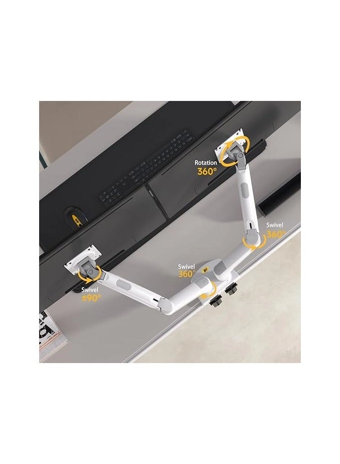 Dual Monitor Arm - Dual Arm 27 in 75x75mm and 100x100mm