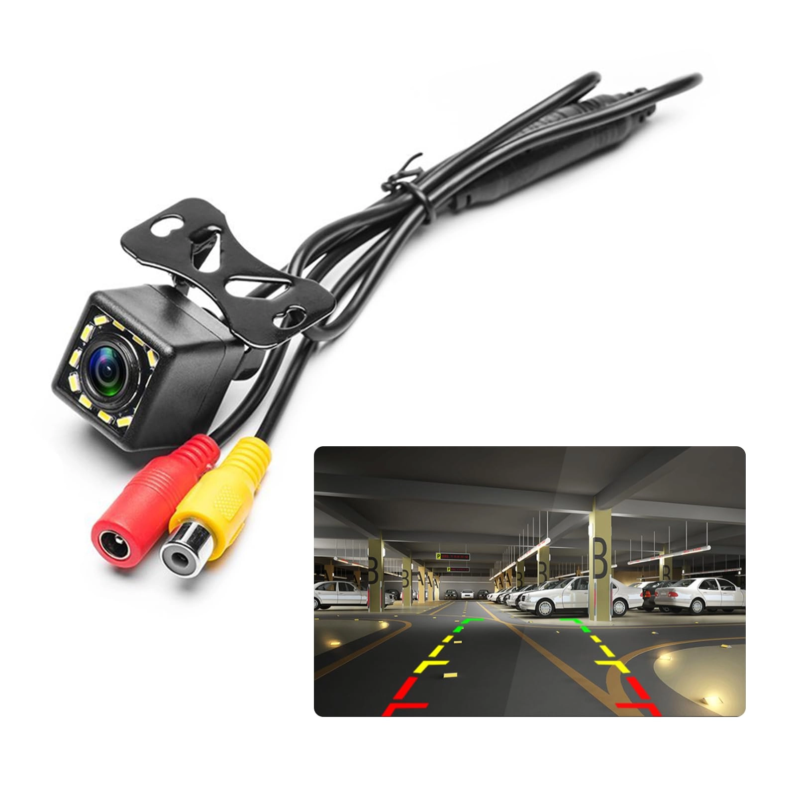CAMECHO Truck Backup Camera - Night Vision RCA 648 X 488 pixels