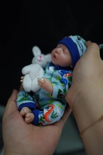 Eric Reborn Baby Doll - 7 Inch Silicone Boy Ages 3+