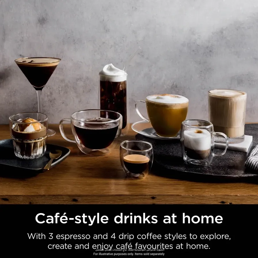 Luxe Premier - 3-in-1 integrated grinder frother