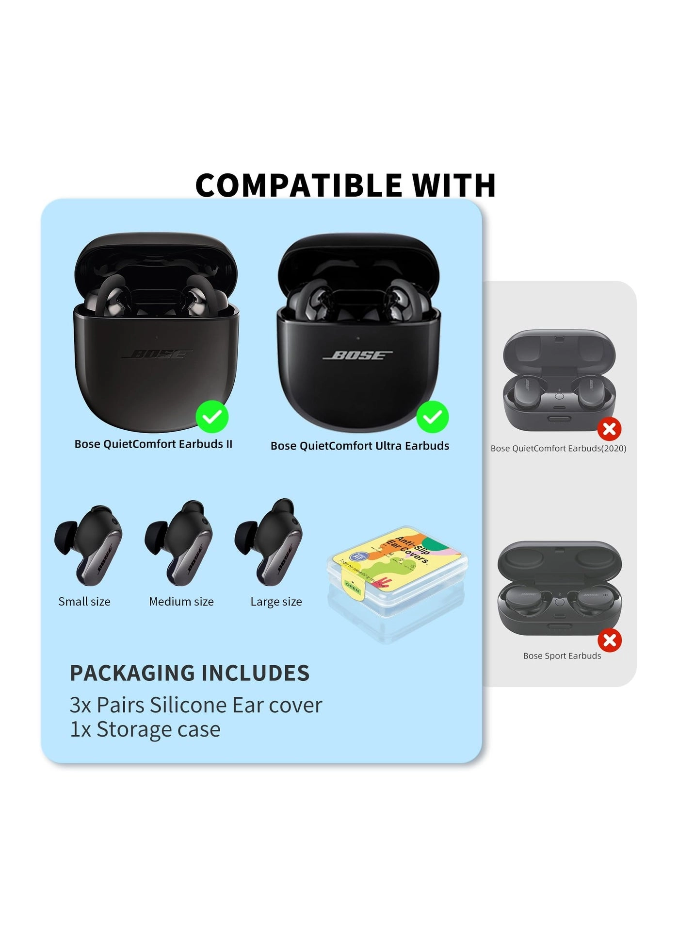 Ear Tip Covers - QuietComfort Earbuds II