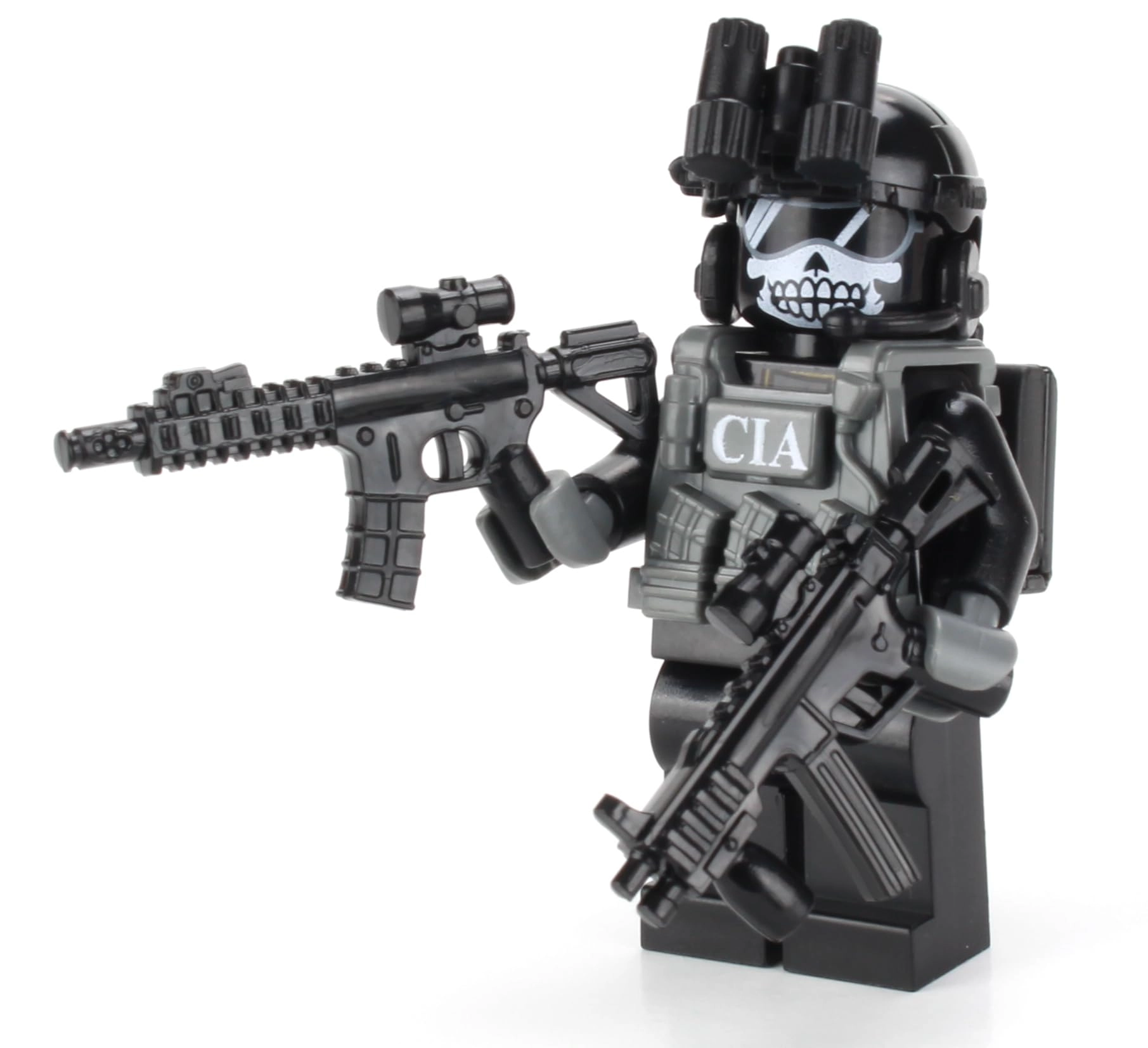 Battle Brick Custom Minifigures - CIA Ghost