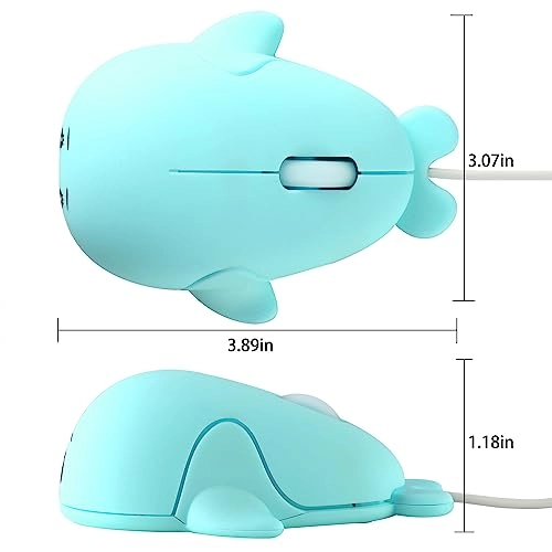Cute Dolphin Mouse - USB