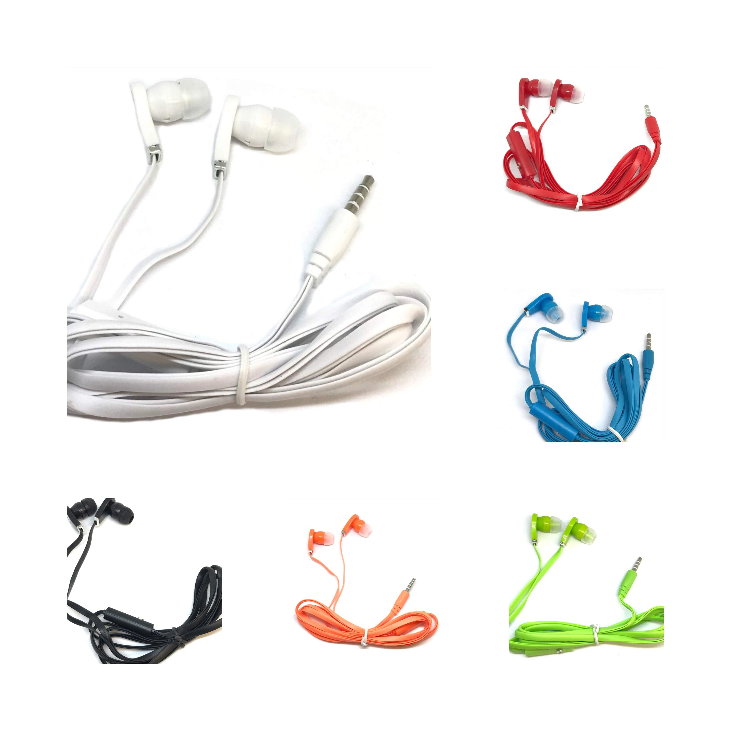 TFD Supplies Earbuds Wired Earbud 100 Pack
