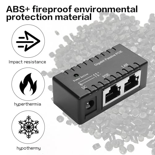 POE Injector - 12V 24V 48V 12W 15W 18W 96W 2xRJ45 4xRJ45 100Mbps 1000Mbps