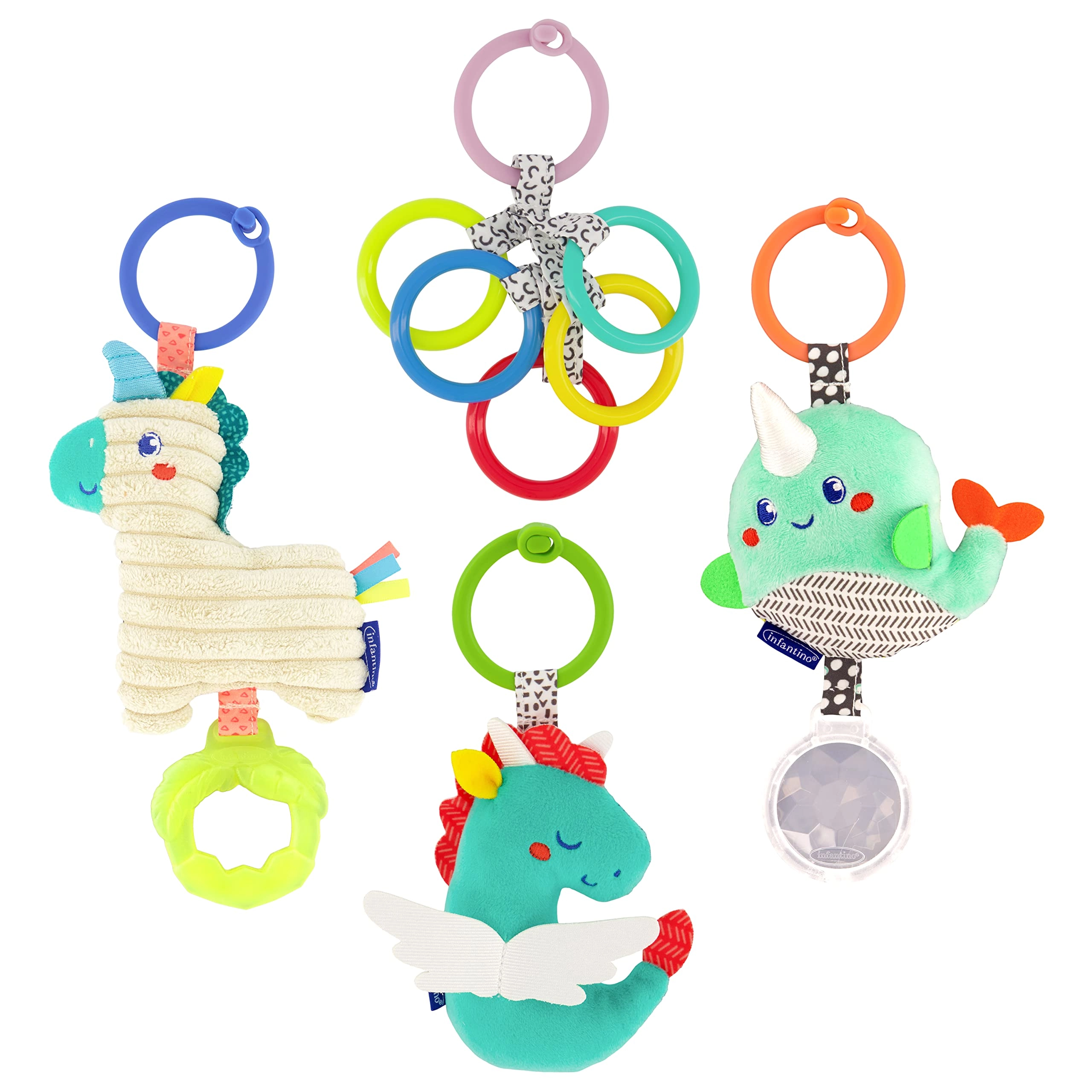 Infantino Unicorn + Narwhal + Dragon - 0 months+