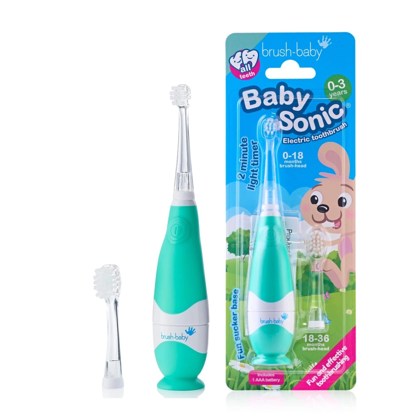 BabySonic - Baby Blue Extra Soft 2 Minute Timer