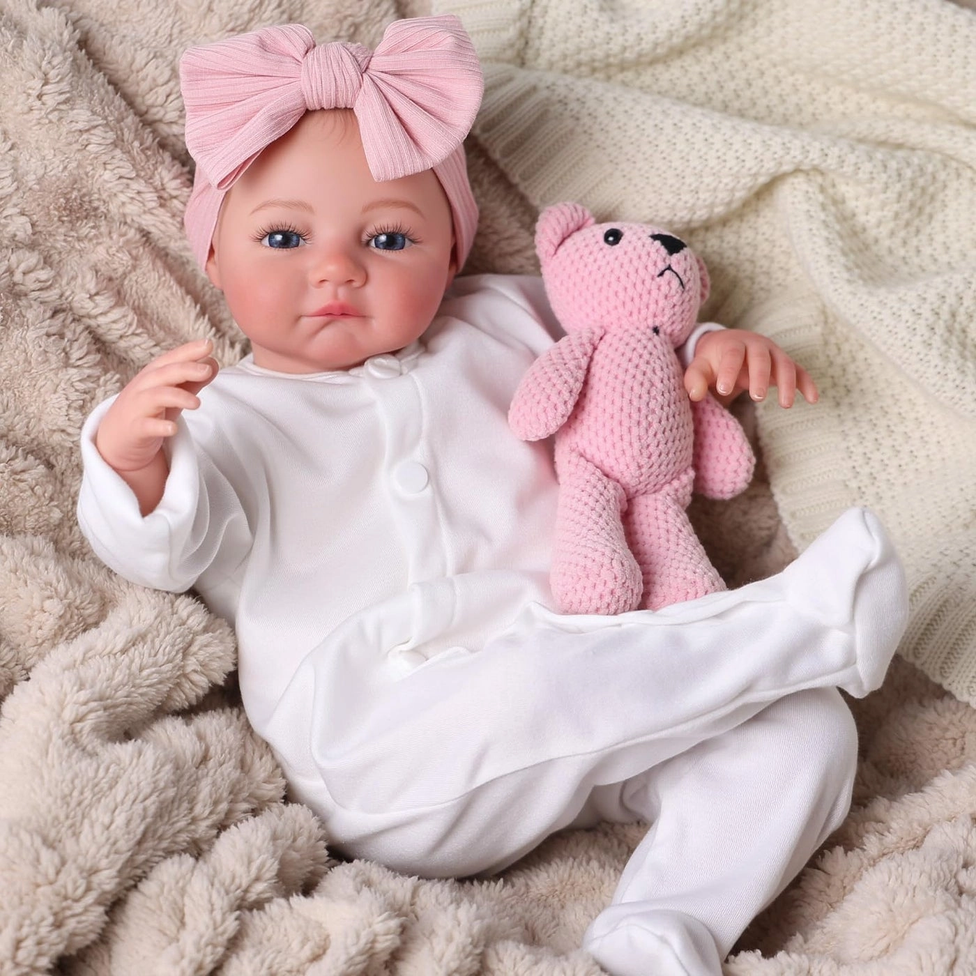 Reborn Baby Doll - 20 Inch Vinyl Head and Limbs Ages 3+