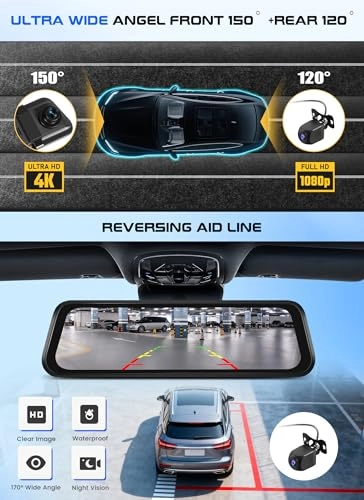 Mirror Dash Cam - 1080P