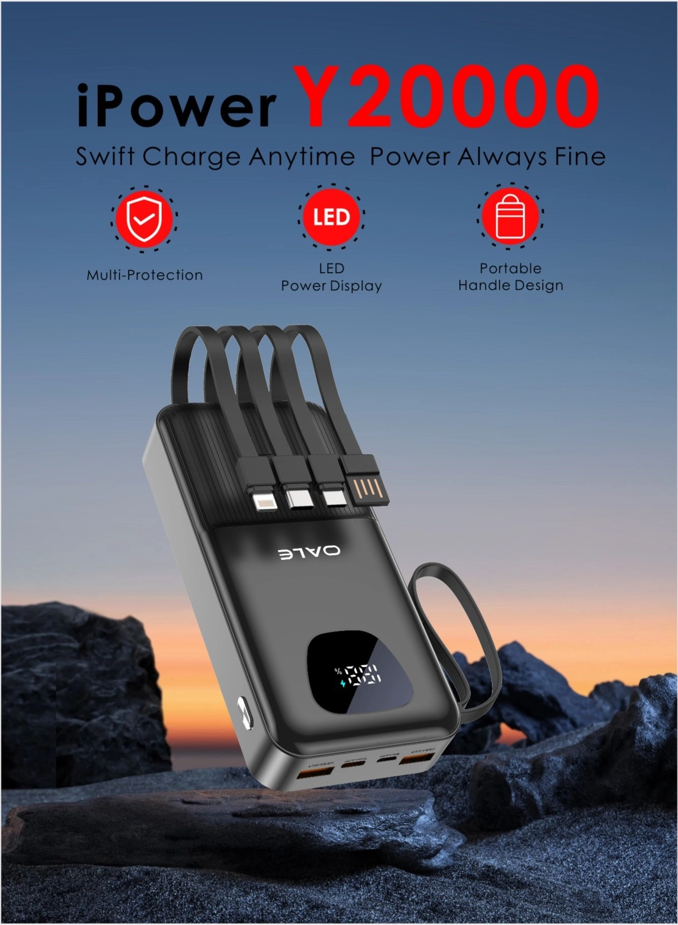 iPower Y20000 - 20000 mAh 22.5 W Fast charging