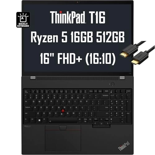ThinkPad T16 - 16'' Ryzen 5 PRO 6650U 16GB DDR5 512GB SSD