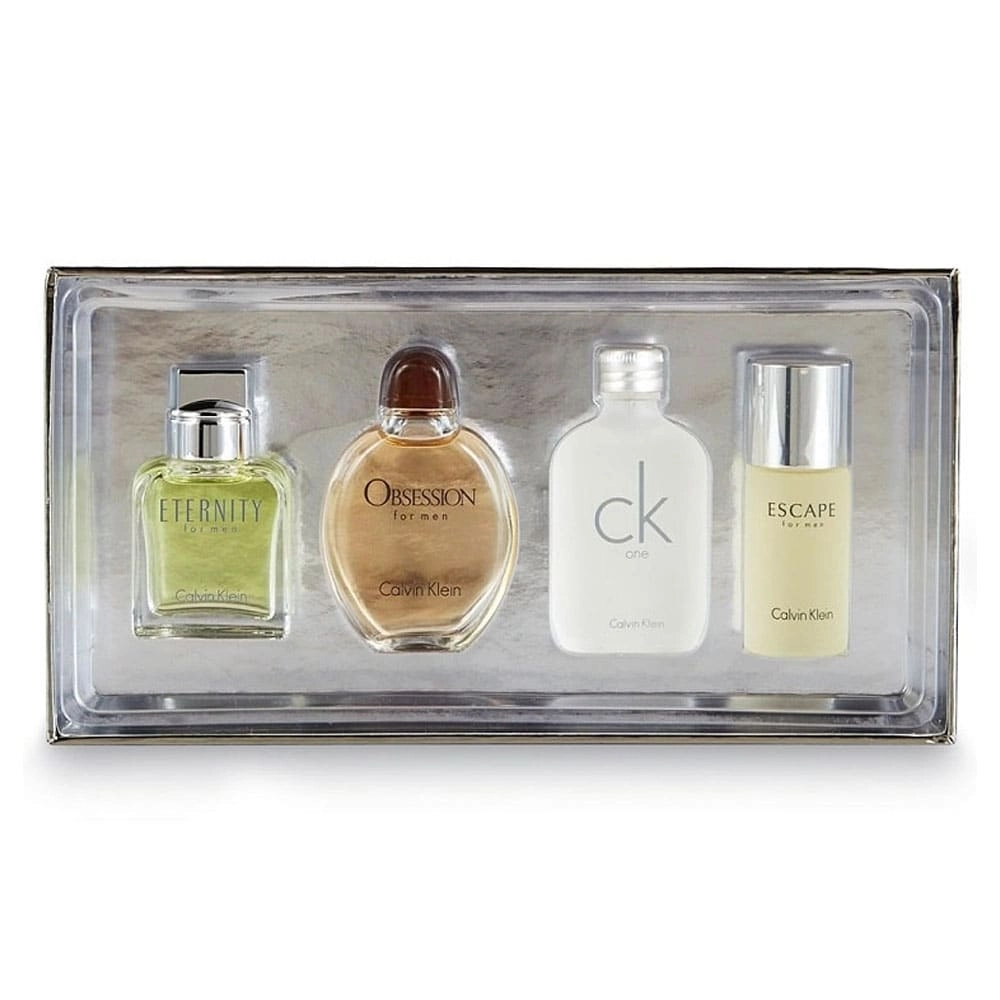 Calvin Klein Obsession - Eau de Toilette 15ml + Eternity - Eau de Toilette 15ml + Ck One - Eau de Toilette 15ml + Escape - Eau de Toilette 15ml
