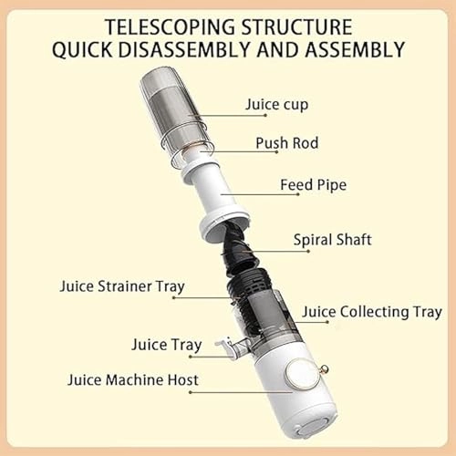 Fruit and Vegetable Juicer - 120W 625ml