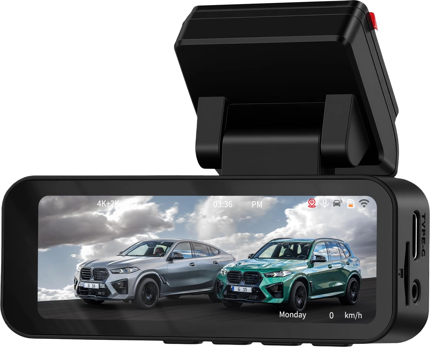 360° 4 Channel Dash Cam - 2K + 1080P