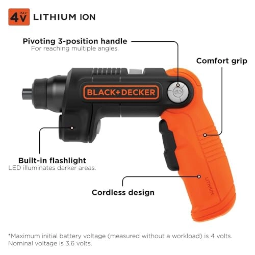 Cordless Screwdriver - 4V LED