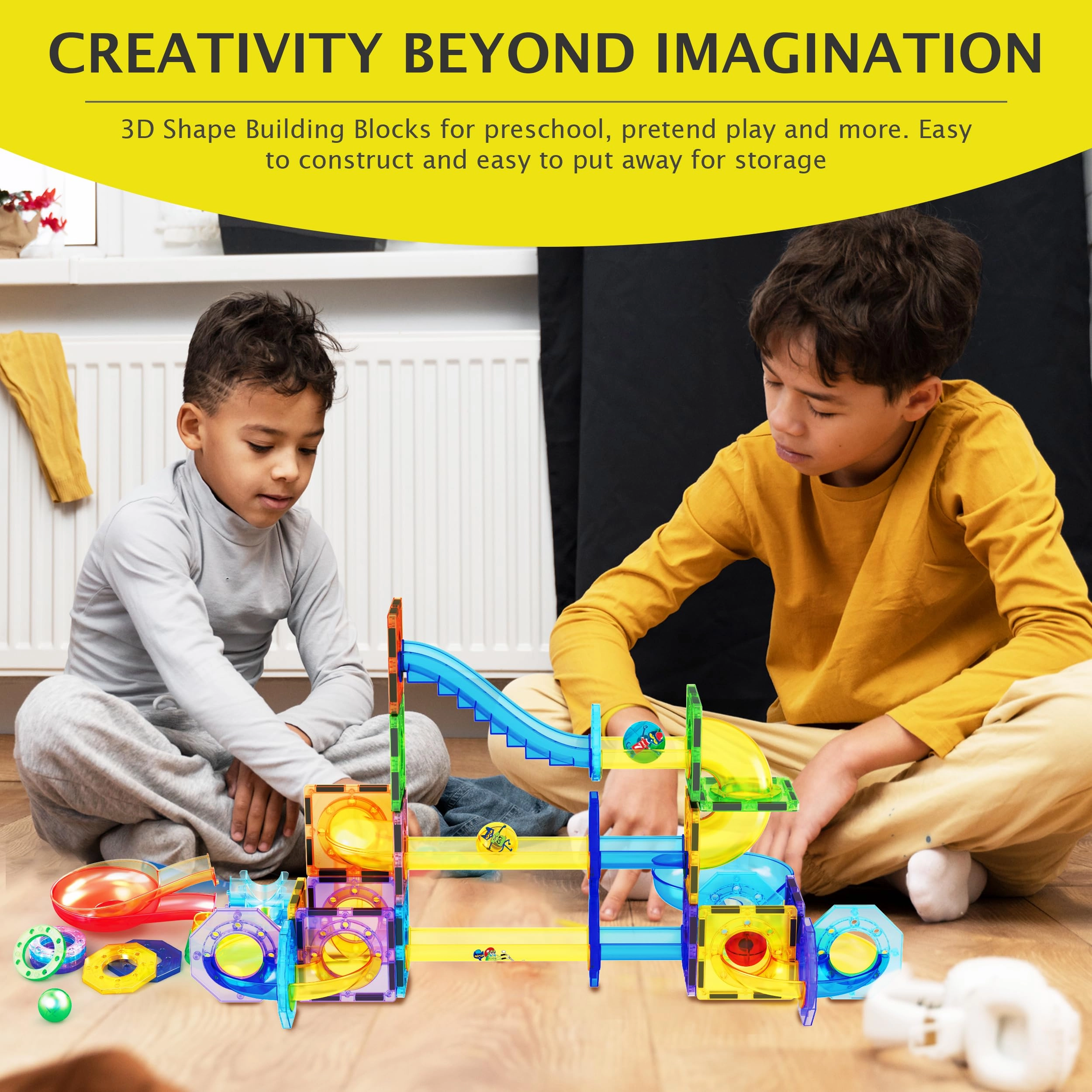 Pete the Cat Marble Maze - Architecture 62pcs