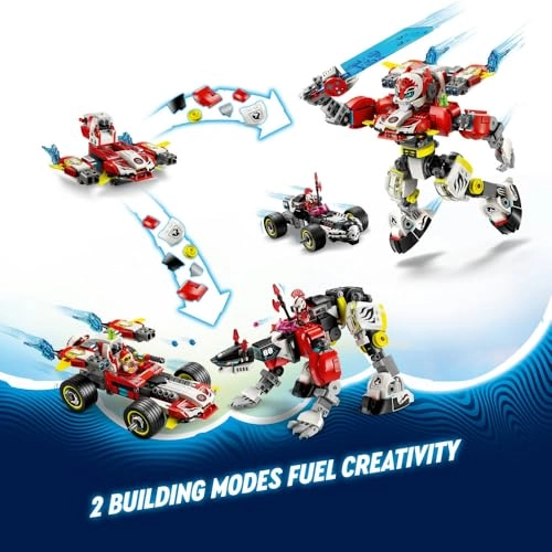 DREAMZzz Cooper’s Tiger Mech & Zero’s Hot Rod Car