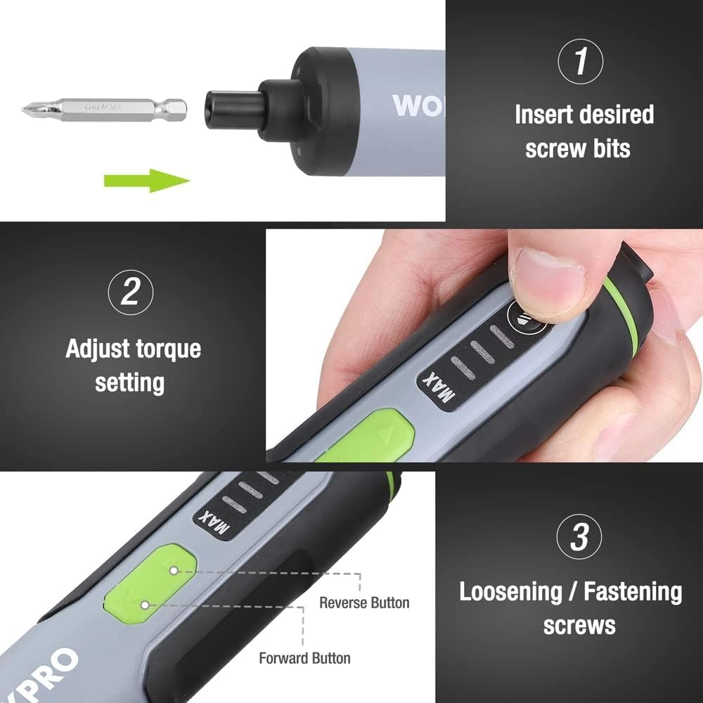 Electric Screwdriver - 3.6V 35 bits USB Charging