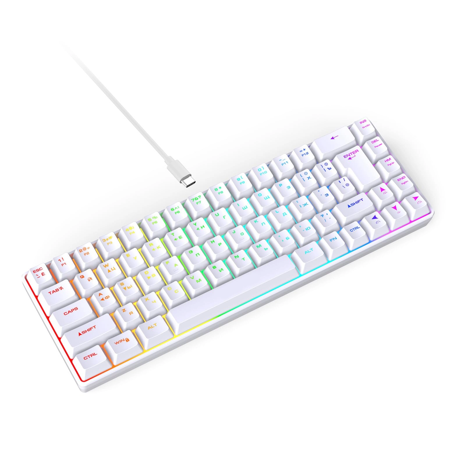 Cryfokt 68 Key Mechanical Keyboard - RU/EN Wired