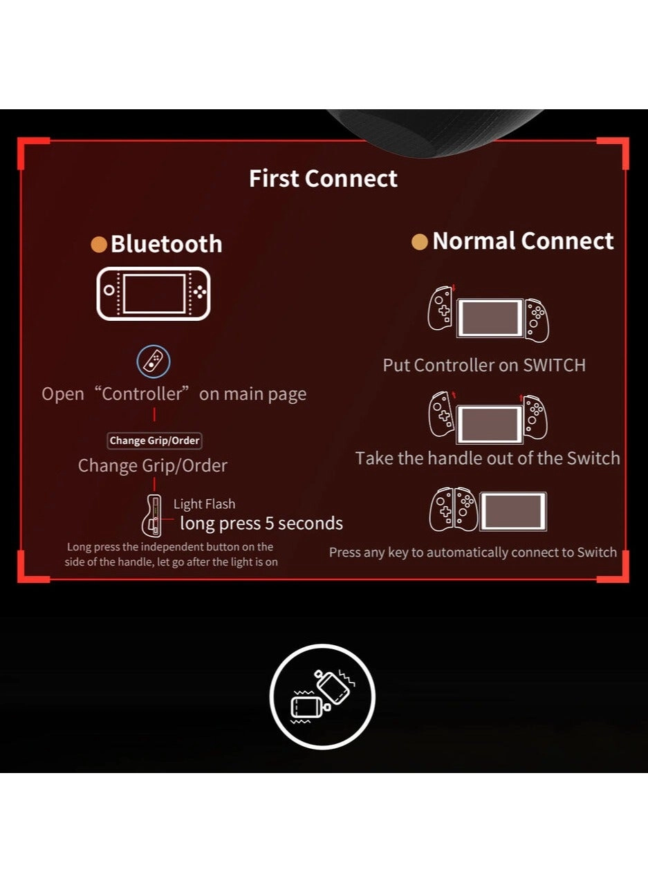 Wake up Right Left Wireless Controller - White Nintendo Switch