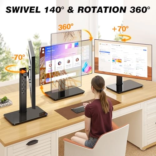Single Monitor Stand - 13-32 Inch 75x75 100x100mm