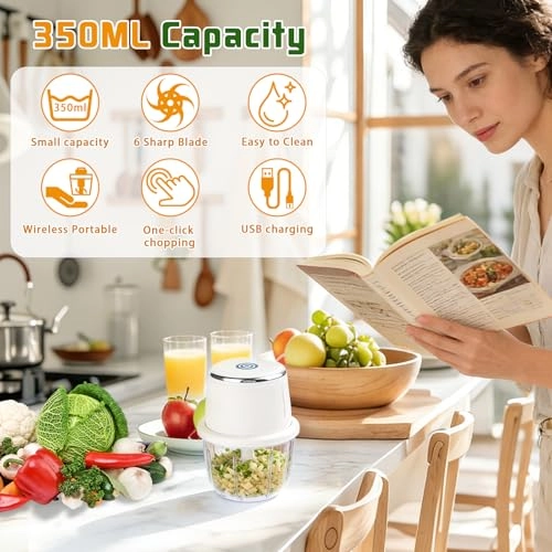 Electric Kitchen Chopper - 350ml USB