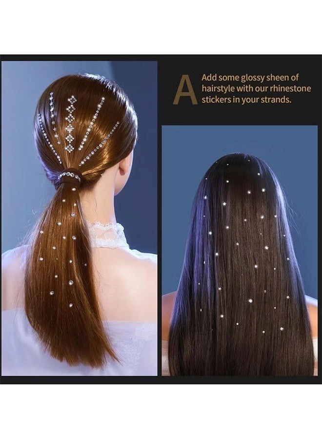 Rhinestone Acrylic Face Jewellery