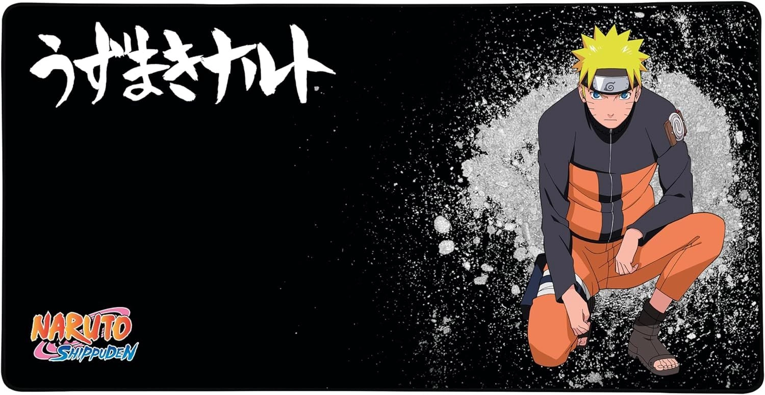 Konix Naruto XXL Office Mouse Pad Black - 90x46 cm