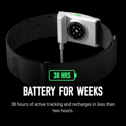 Heart Rate Monitor - 38 Hours Battery Life Bluetooth Connects up to 3 Devices