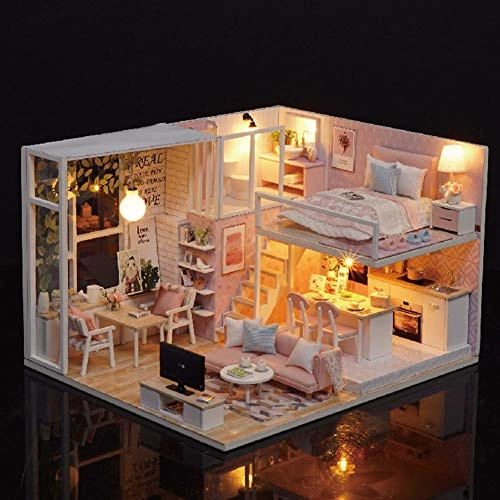 DIY Miniature Dollhouse Kit - 1/24