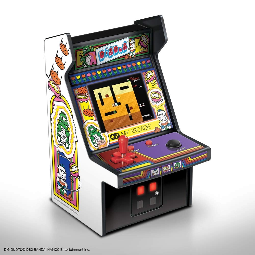 My Arcade Dig Dug Micro Player - 2.75 Inches Handheld