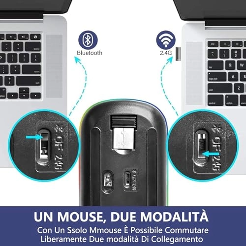 Rechargeable Wireless Mouse - Bluetooth