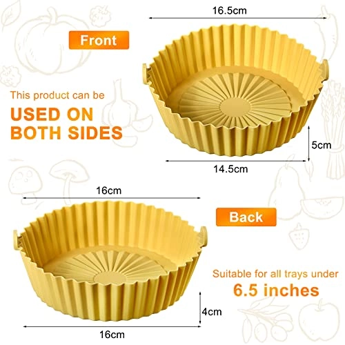 Air fryer silicone pot - Silicone 3 piece(s)