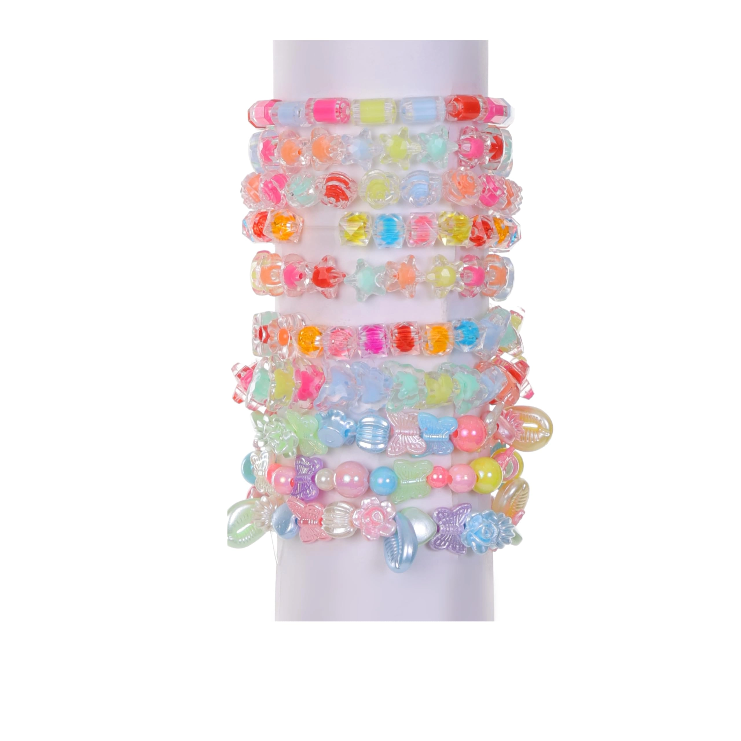 Bracelet Making Kit - 12 Types 10m Elastic Thread