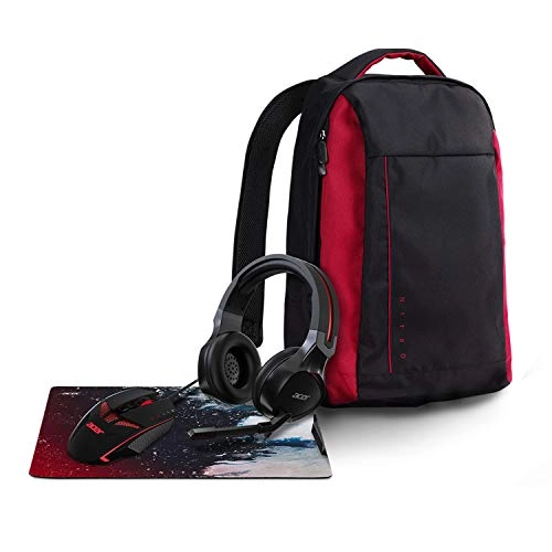Backpack - accommodates up to 15. 6 notebook + Headset - On Ear + Mouse - 6 levels DPI + Mousepad